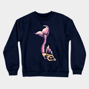 Diving Pink Mermaid Crewneck Sweatshirt